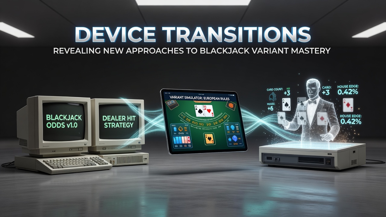 Players switching between mobile and desktop devices while engaging with blackjack variants at online tables