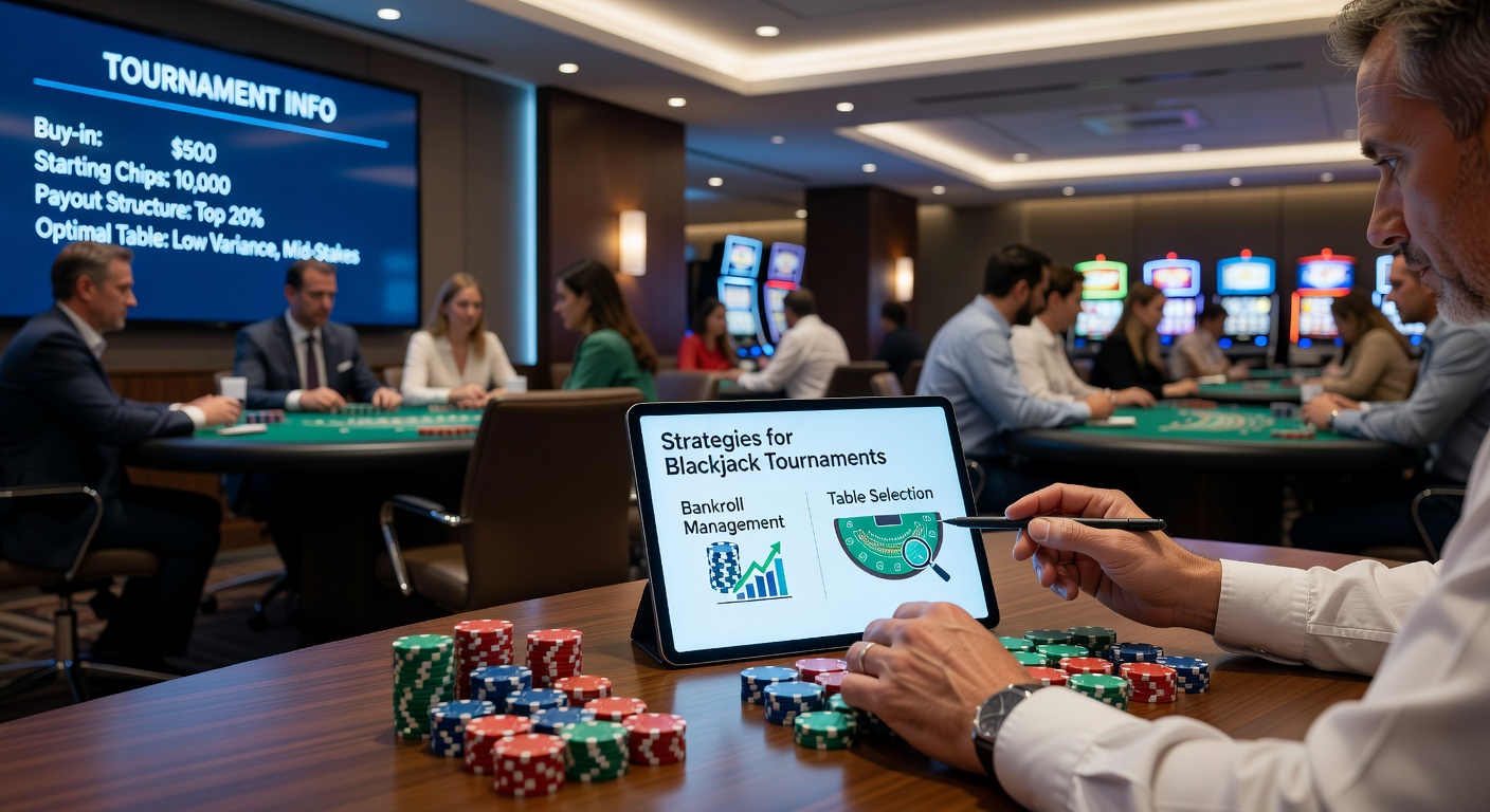 Close-up of a tournament scoreboard displaying chip leaders and table assignments, illustrating strategic choices in player matchups